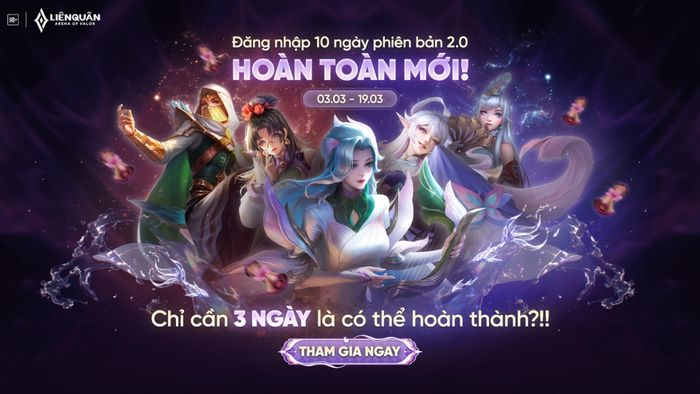 Nhận skin mới miễn phí toàn server nhân dịp 8/3