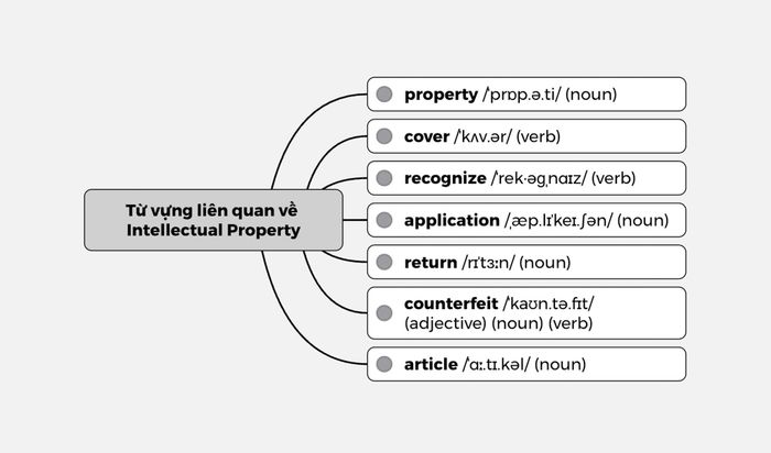 Từ vựng liên quan về Intellectual Property