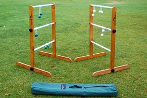 a set for playing ladder ball