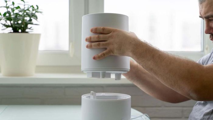 Eliminate mineral buildup in humidifiers caused by hard water