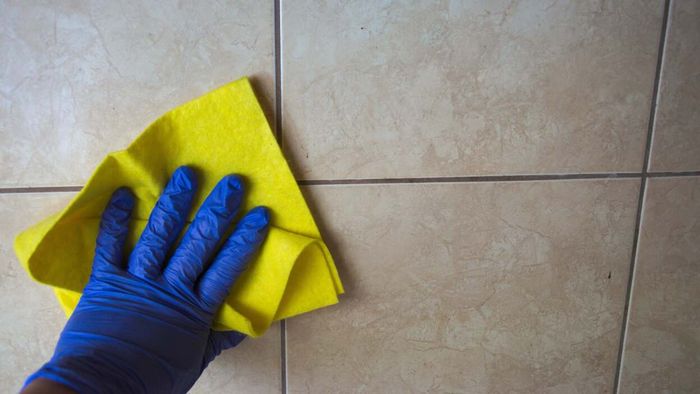 Eliminate grout stains without scrubbing