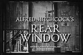 title credit for rear window