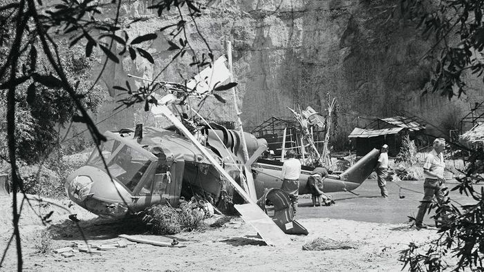 Helicopter involved in Vic Morrow's death