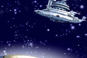 Gargantua-1 positioned in its geosynchronous orbit above Earth