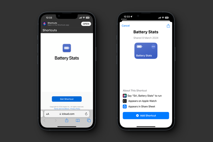 How to Install the Battery Stats Shortcut on Your iPhone