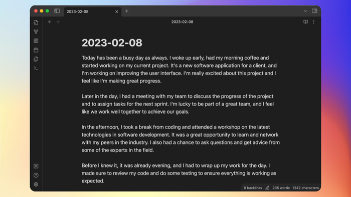 Why Obsidian Stands Out as a Journaling Application