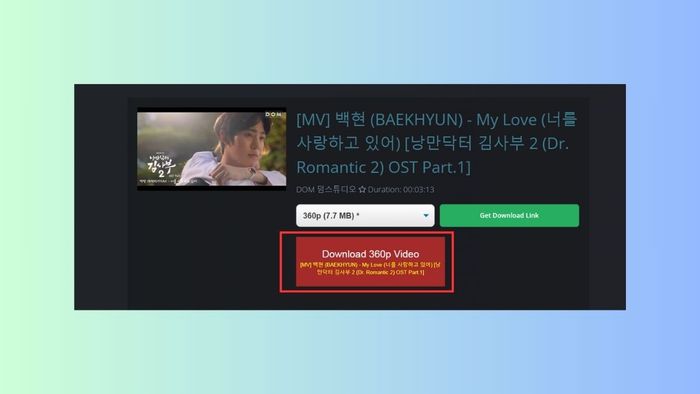 Cách tải video miễn phí từ web bằng OnlineVideoConverter.com - bước 4 và 5