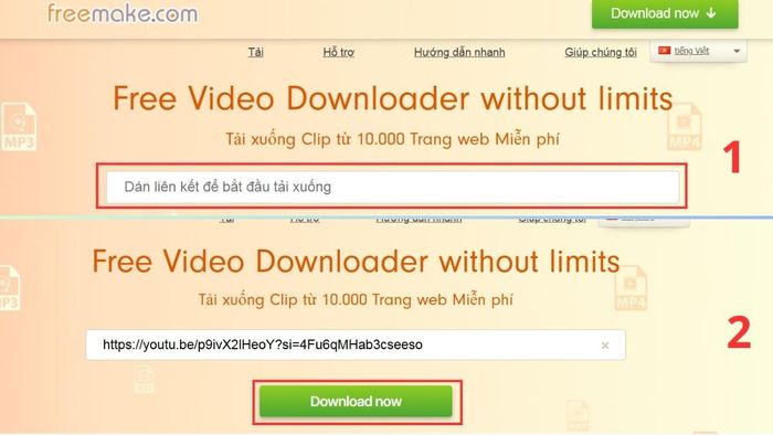 Cách tải video miễn phí từ web bằng Freemake Video Downloader
