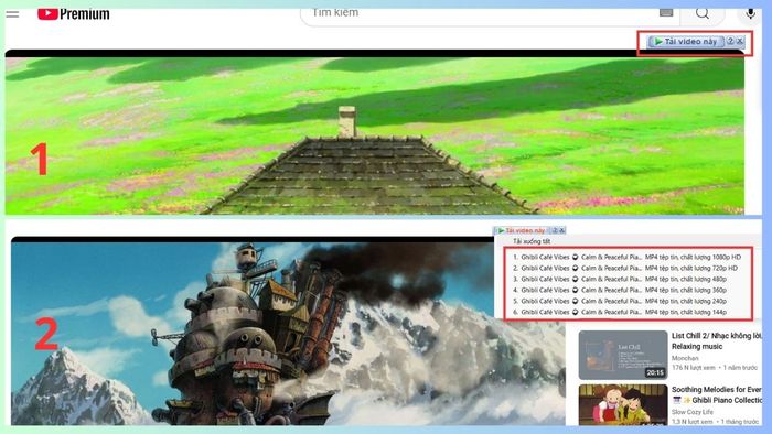 Cách tải video miễn phí từ web bằng IDM (Internet Download Manager) - bước 1 và 2