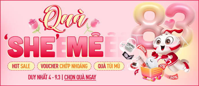 Khuyến mãi 8/3 tại CellphoneS