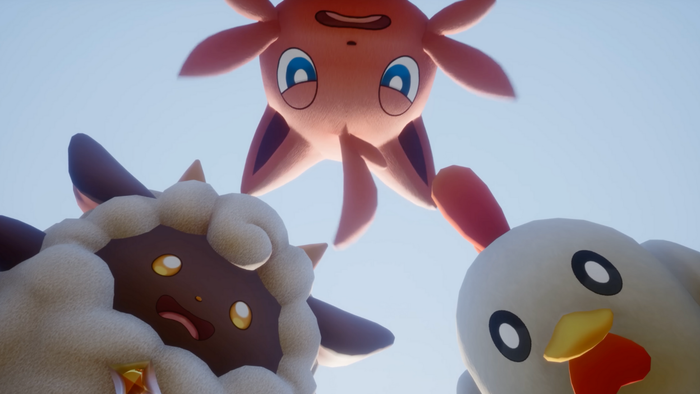 A still from the early access trailer of 'Palworld'