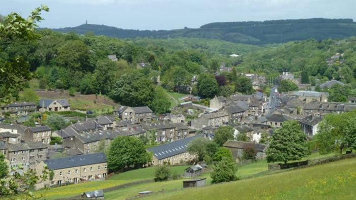 Holmfirth today, with no tigers in sight.