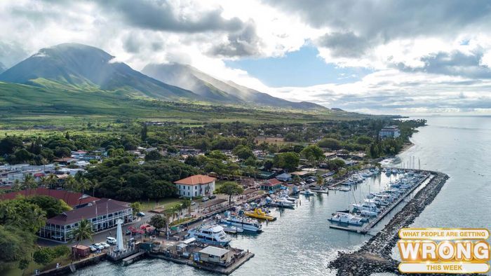 Lahaina prior to the wildfire