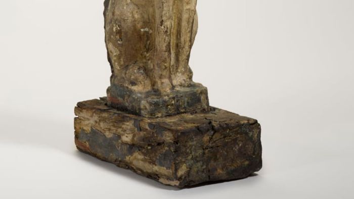 Coffin for a Cat, 664 to 332 BCE, or later, Wood, gesso, paint, animal remains