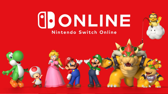 A snapshot from Nintendo's promotional video for Nintendo Switch Online, featuring beloved Mario characters