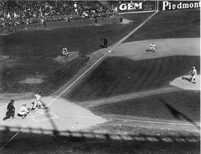 The Giants triumphed over the Yankees.