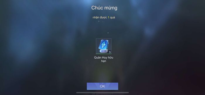 Bạn có thể nhận được tối đa 50QH khi hoàn thành sự kiện