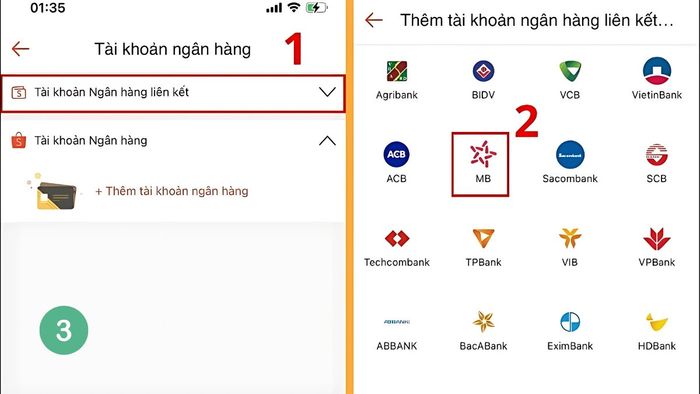 Mẹo liên kết ví ShopeePay không cần thẻ ngân hàng - bước thứ ba