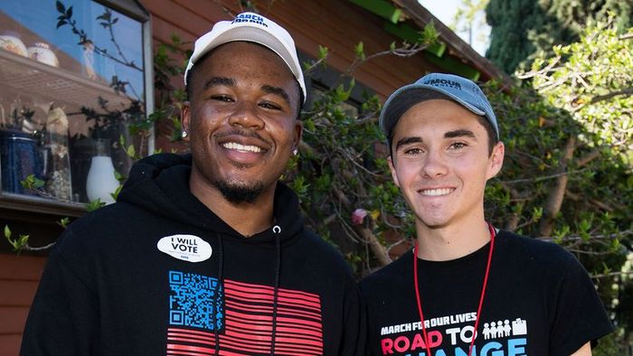 Jammal Lemy (L) and David Hogg