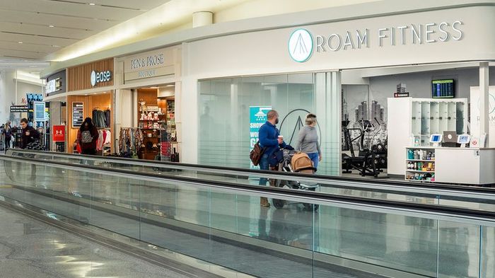 ROAM fitness airport gym facility