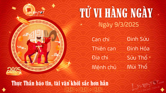Tử vi hàng ngày 09032025 - Mùi