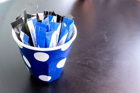 Packets of Aspartame