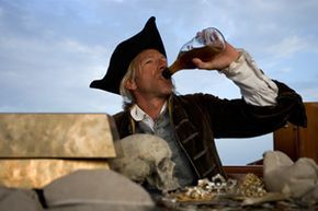 Pirate drinking