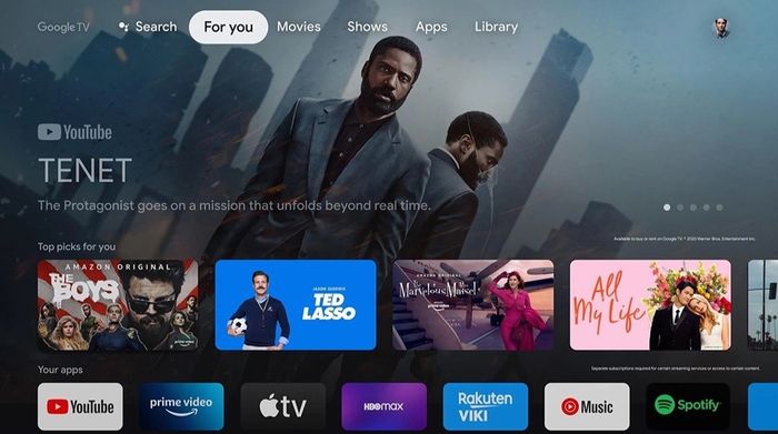 Google Tivi LED Hisense 4K 55 inch 55A6500K - Hệ điều hành