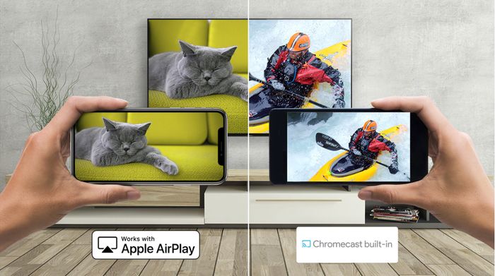 Google Tivi Sony 4K 50 inch KD-50X77L - Tiện ích