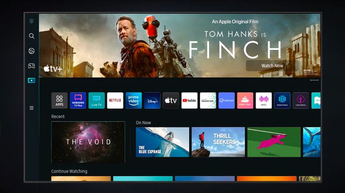 Smart Tivi Samsung 4K 43 inch UA43AU7002 - Hệ điều hành