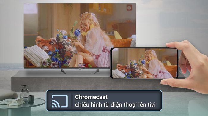 Google Tivi QLED Aqua 4K 55 inch AQT55S80EUX - Tiện ích