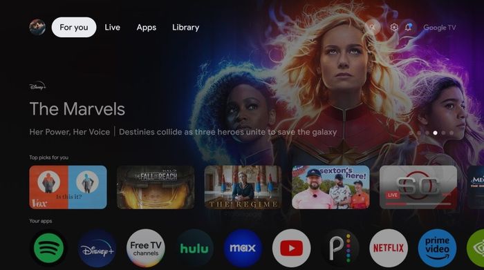 Google Tivi QLED Aqua 4K 70 inch AQT70K800UX - Hệ điều hành