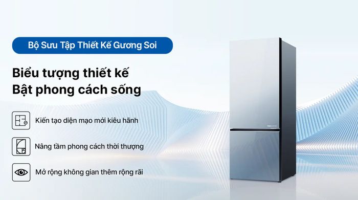 Tủ lạnh Aqua Inverter 324 lít AQR-B380MA(GM) - Sở hữu nhiều ưu điểm nổi bật với kiểu dáng hiện đại, sang trọng