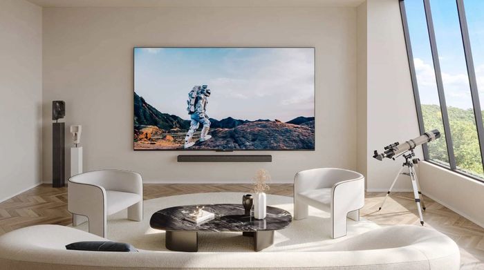 Google Tivi QLED TCL 4K 75 inch 75C845 - Thiết kế