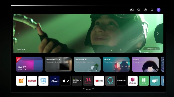 Smart Tivi QNED LG 4K 75 inch 75QNED86SRA - Hệ điều hành