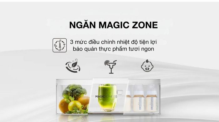 Tủ lạnh Aqua Inverter 410 lít Multi Door AQR-M466XA(CBC) - Công nghệ làm lạnh + Công nghệ bảo quản thực phẩm