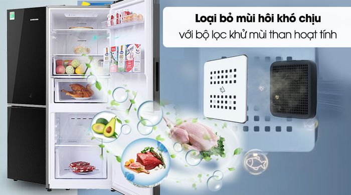 Tủ lạnh Samsung Inverter 280 lít RB27N4010BU/SV - Bộ lọc than hoạt tính