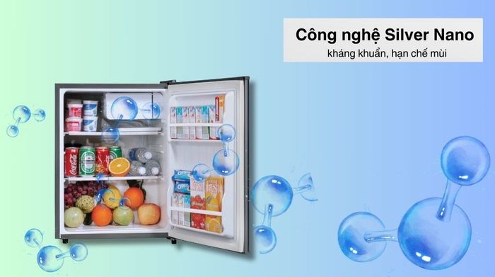 Tủ lạnh Funiki 74 lít FR-71CD - Công nghệ kháng khuẩn