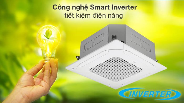 Máy lạnh âm trần LG Inverter 4 HP ZTNQ36LNLA0 (3 Pha) - Công nghệ tiết kiệm điện