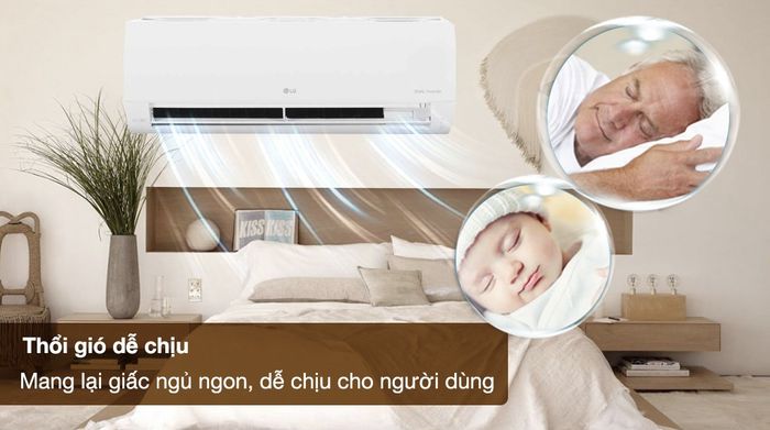 Máy lạnh LG Inverter 1.5 HP V13WIN1 - Thổi gió dễ chịu mang lại giấc ngủ ngon cho người dùng