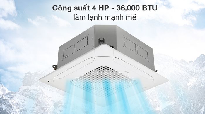 Máy lạnh âm trần LG Inverter 4 HP ZTNQ36LNLA0 (3 Pha) - Công nghệ làm lạnh