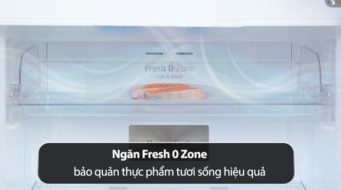 Tủ lạnh LG Inverter 394 lít GN-D392BLA - Ngăn Fesh 0 zone