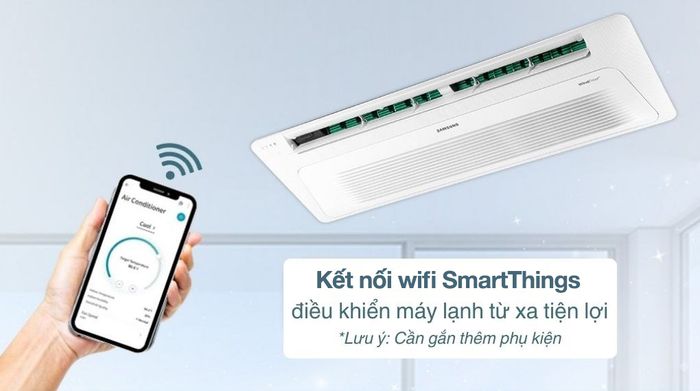 Máy lạnh âm trần 1 hướng Samsung Wind-Free Inverter 1.5 HP AC035TN1DKC/EA - Kết nối wifi