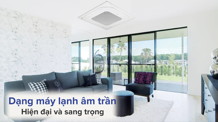 Máy lạnh âm trần LG Inverter 5 HP ZTNQ48GMLA0 - Thiết kế