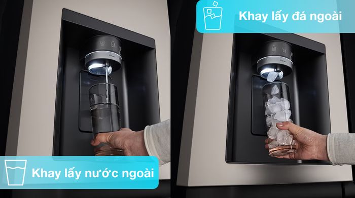 Tủ lạnh LG Inverter 635 Lít Side By Side InstaView Door-in-Door GR-X257BG - Tiện ích