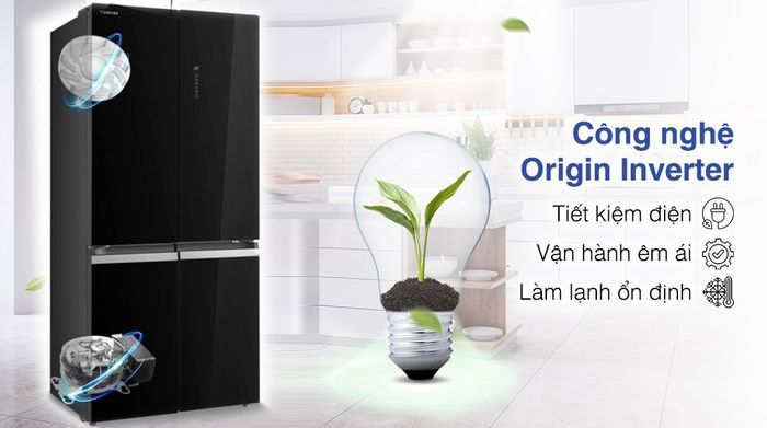 Tủ lạnh Toshiba Inverter 515 lít GR-RF677WI-PGV(22)-XK - Công nghệ tiết kiệm điện