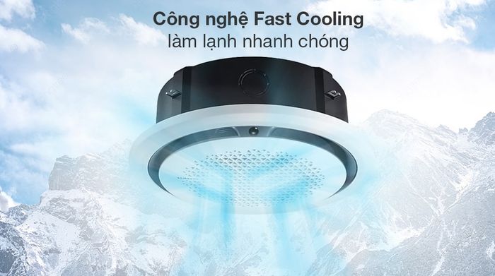 Máy lạnh âm trần Cassette 360 độ Samsung Inverter 4 HP AC120TN4PKC/EA 3 Pha - Công nghệ làm lạnh