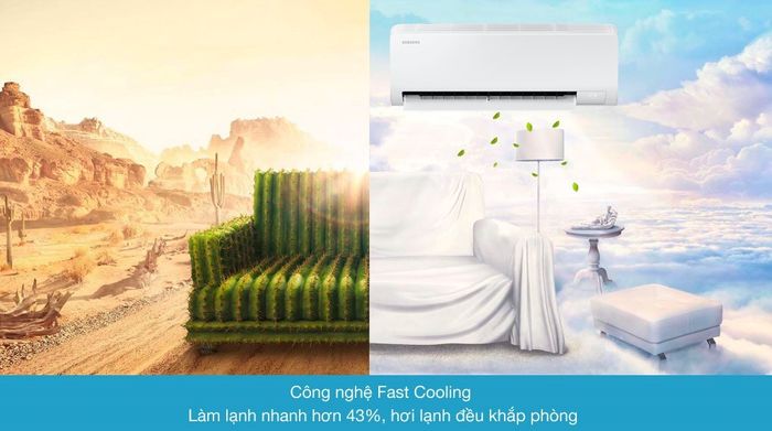 Máy lạnh Samsung Inverter 1.5 HP AR13DYHZAWKNSV - Công nghệ làm lạnh