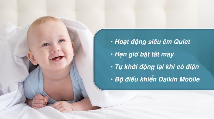 Máy lạnh Daikin Inverter 2 chiều 1.5 HP ATHF35XVMV - Tiện ích