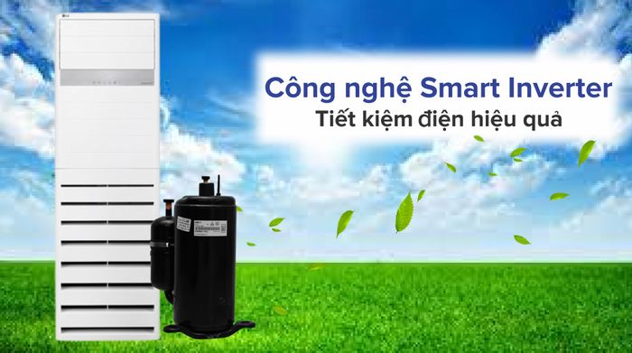 Máy lạnh tủ đứng LG Inverter 5 HP ZPNQ48GT3A0 - Công nghệ tiết kiệm điện